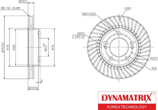 Dynamatrix DBD1627 - Discofreno autozon.pro