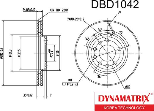 Dynamatrix DBD1042 - Discofreno autozon.pro