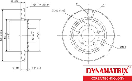 Dynamatrix DBD1059 - Discofreno autozon.pro