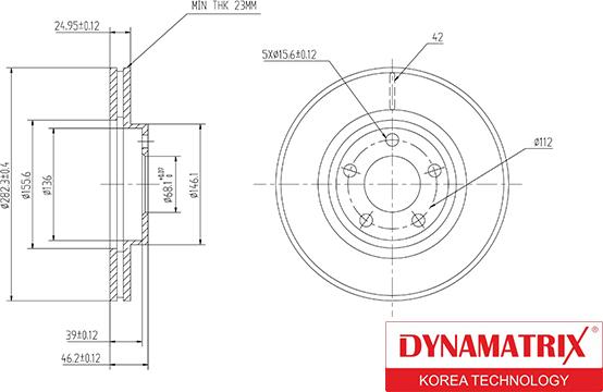 Dynamatrix DBD1014 - Discofreno autozon.pro