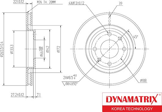 Dynamatrix DBD1140 - Discofreno autozon.pro