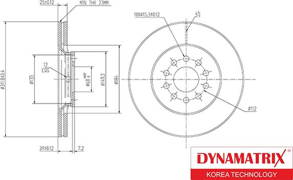 Dynamatrix DBD1156 - Discofreno autozon.pro