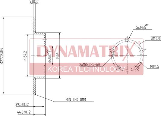 Dynamatrix DBD1110 - Discofreno autozon.pro