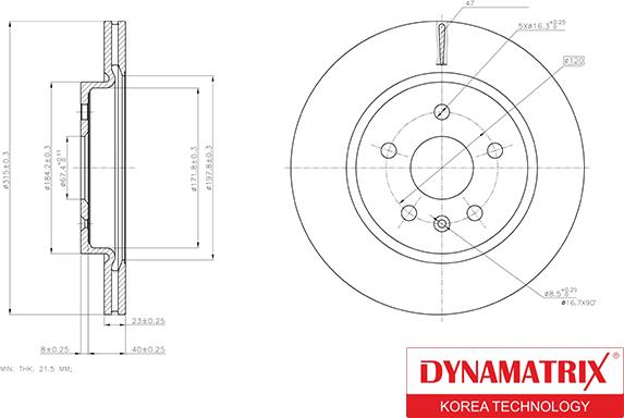 Dynamatrix DBD1805C - Discofreno autozon.pro