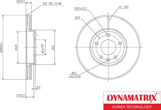 Dynamatrix DBD1870 - Discofreno autozon.pro