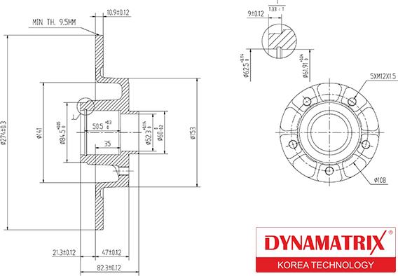 Dynamatrix DBD1364 - Discofreno autozon.pro