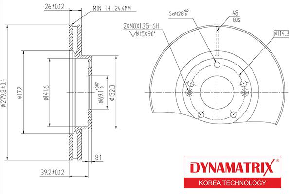 Dynamatrix DBD1300 - Discofreno autozon.pro