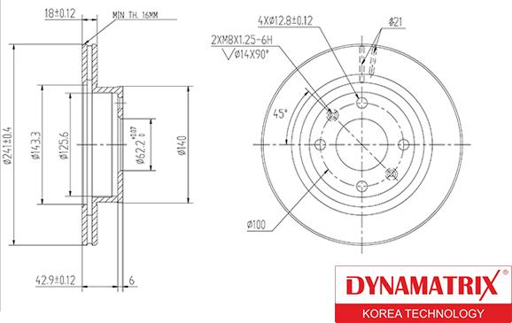 Dynamatrix DBD1268 - Discofreno autozon.pro