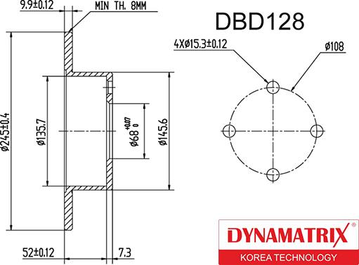 Dynamatrix DBD128 - Discofreno autozon.pro