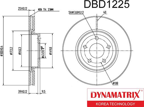 Dynamatrix DBD1225 - Discofreno autozon.pro