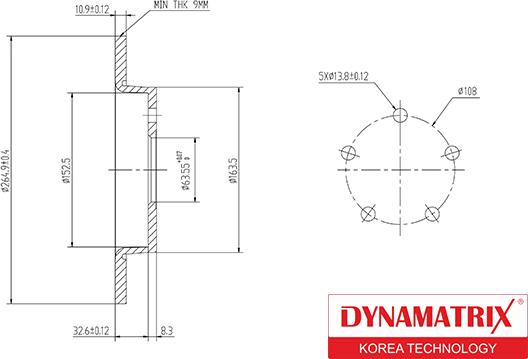 Dynamatrix DBD1226 - Discofreno autozon.pro