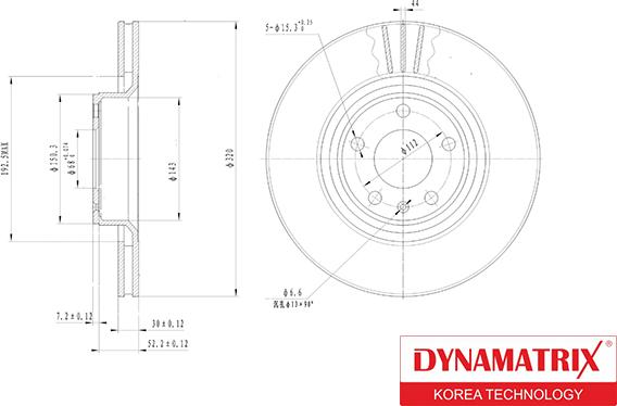 Dynamatrix DBD1277 - Discofreno autozon.pro