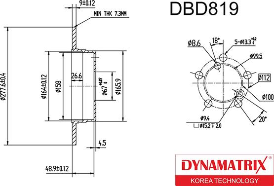 Dynamatrix DBD819 - Discofreno autozon.pro