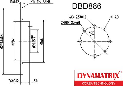 Dynamatrix DBD886 - Discofreno autozon.pro