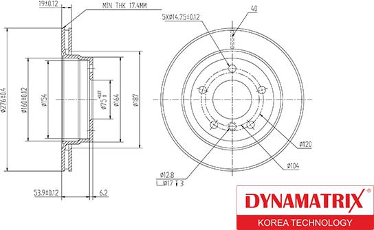 Dynamatrix DBD831 - Discofreno autozon.pro