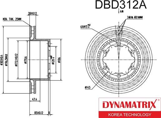 Dynamatrix DBD312A - Discofreno autozon.pro