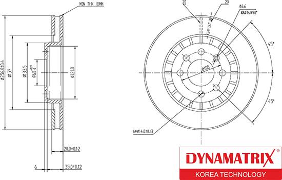 Dynamatrix DBD328 - Discofreno autozon.pro