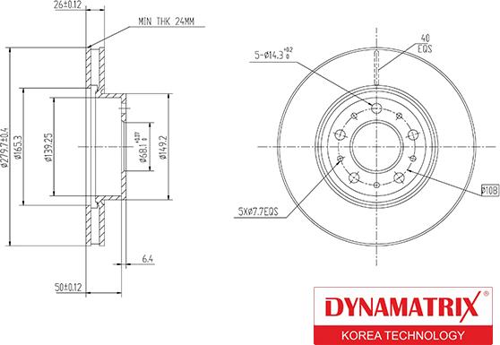 Dynamatrix DBD255 - Discofreno autozon.pro