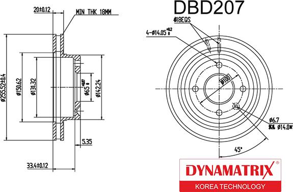 Dynamatrix DBD207 - Discofreno autozon.pro