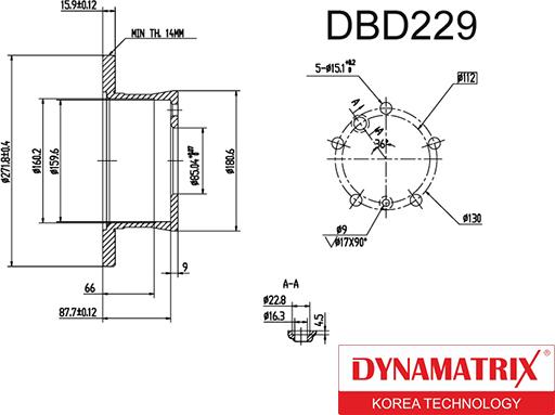 Dynamatrix DBD229 - Discofreno autozon.pro