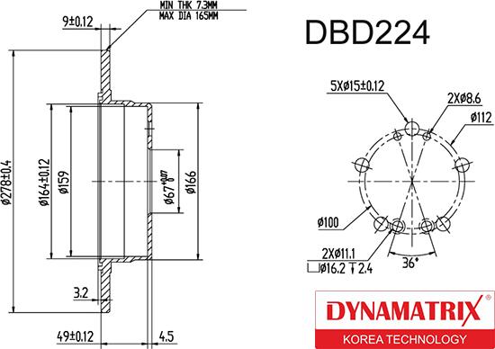 Dynamatrix DBD224 - Discofreno autozon.pro