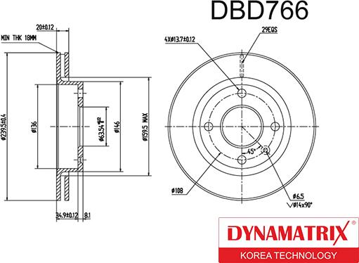 Dynamatrix DBD766 - Discofreno autozon.pro