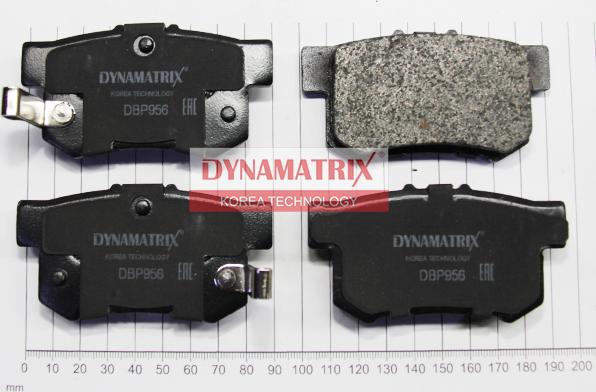 Dynamatrix DBP956 - Kit pastiglie freno, Freno a disco autozon.pro