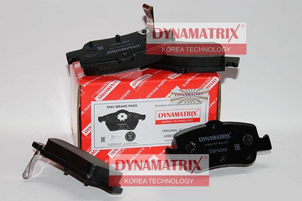 Dynamatrix DBP4048 - Kit pastiglie freno, Freno a disco autozon.pro