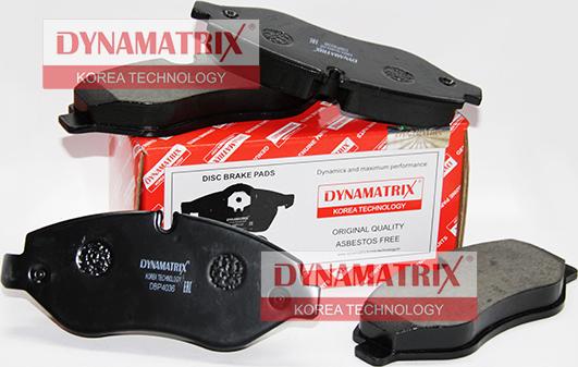 Dynamatrix DBP4036 - Kit pastiglie freno, Freno a disco autozon.pro