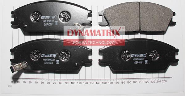 Dynamatrix DBP4076 - Kit pastiglie freno, Freno a disco autozon.pro