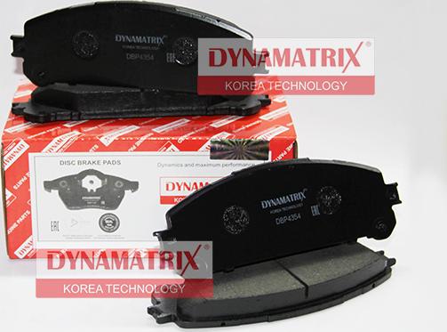 Dynamatrix DBP4354 - Kit pastiglie freno, Freno a disco autozon.pro