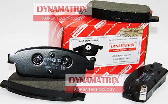 Dynamatrix DBP4263 - Kit pastiglie freno, Freno a disco autozon.pro