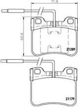 VW 4251 64 - Kit pastiglie freno, Freno a disco autozon.pro