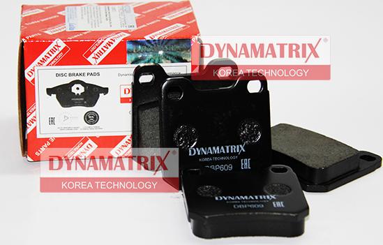 Dynamatrix DBP609 - Kit pastiglie freno, Freno a disco autozon.pro