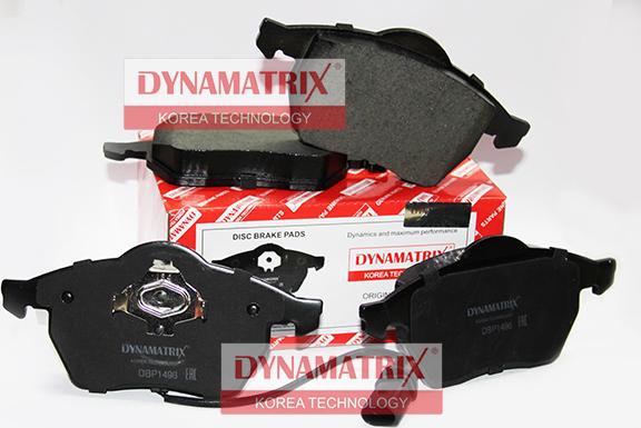 Dynamatrix DBP1496 - Kit pastiglie freno, Freno a disco autozon.pro