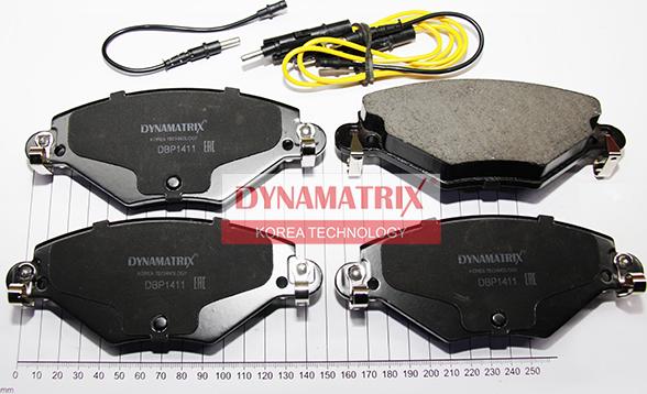 Dynamatrix DBP1411 - Kit pastiglie freno, Freno a disco autozon.pro