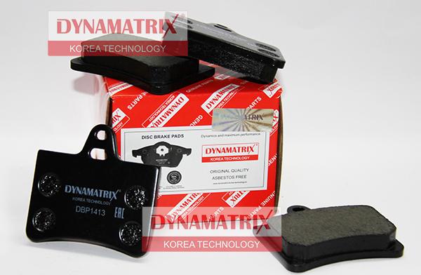 Dynamatrix DBP1413 - Kit pastiglie freno, Freno a disco autozon.pro