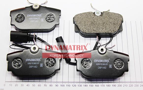 Dynamatrix DBP1482 - Kit pastiglie freno, Freno a disco autozon.pro