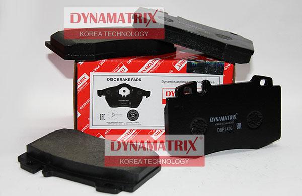 Dynamatrix DBP1426 - Kit pastiglie freno, Freno a disco autozon.pro