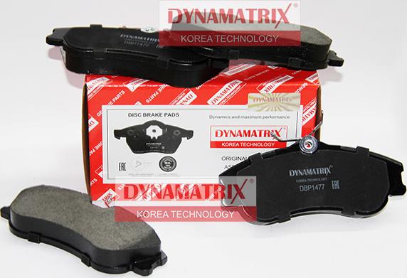 Dynamatrix DBP1477 - Kit pastiglie freno, Freno a disco autozon.pro