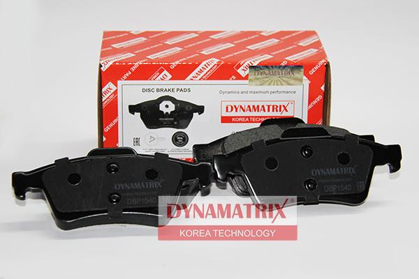 Dynamatrix DBP1540 - Kit pastiglie freno, Freno a disco autozon.pro