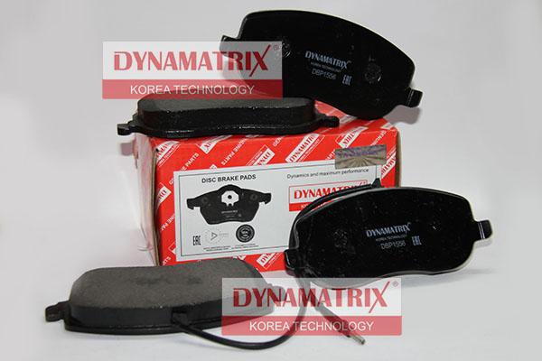 Dynamatrix DBP1556 - Kit pastiglie freno, Freno a disco autozon.pro