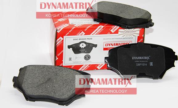 Dynamatrix DBP1514 - Kit pastiglie freno, Freno a disco autozon.pro