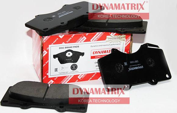 Dynamatrix DBP1698 - Kit pastiglie freno, Freno a disco autozon.pro