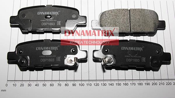 Dynamatrix DBP1693 - Kit pastiglie freno, Freno a disco autozon.pro