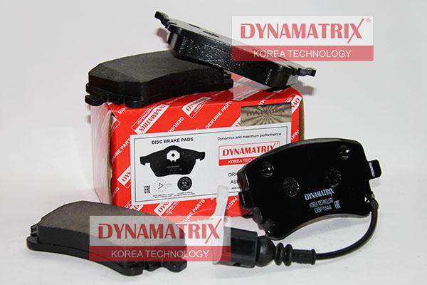 Dynamatrix DBP1644 - Kit pastiglie freno, Freno a disco autozon.pro