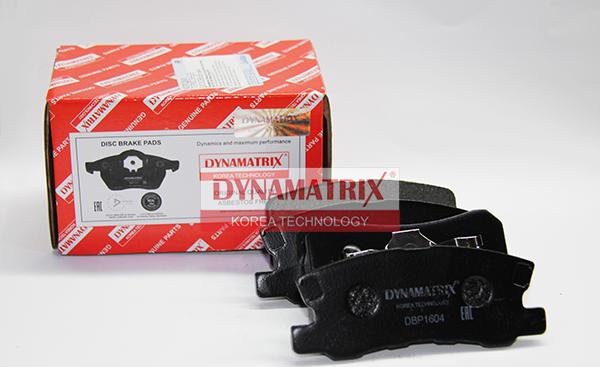 Dynamatrix DBP1604 - Kit pastiglie freno, Freno a disco autozon.pro