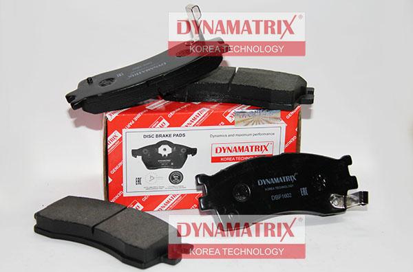 Dynamatrix DBP1602 - Kit pastiglie freno, Freno a disco autozon.pro