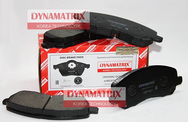 Dynamatrix DBP1621 - Kit pastiglie freno, Freno a disco autozon.pro