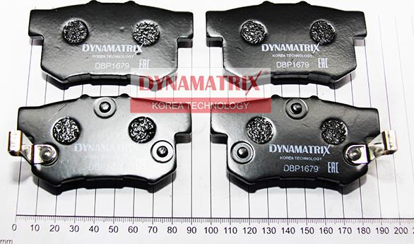 Dynamatrix DBP1679 - Kit pastiglie freno, Freno a disco autozon.pro